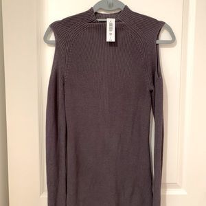 Aritzia cold shoulder sweater